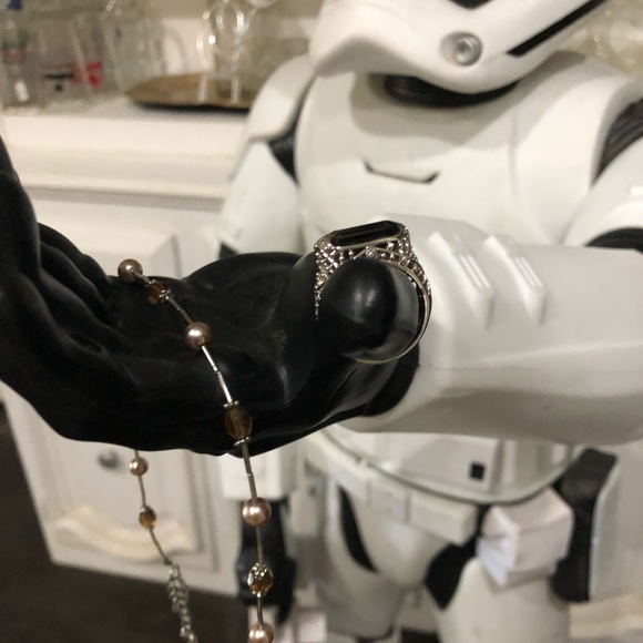 Lia Sophia Necklace and Ring set Browns - Picture 2 of 6